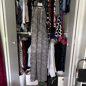 H&M Monochrome Geometric Dress